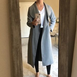 Grey Lapel Coat